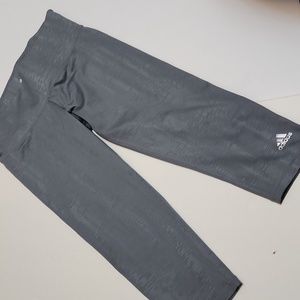 Adidas climalite gray Leggings Sz Medium